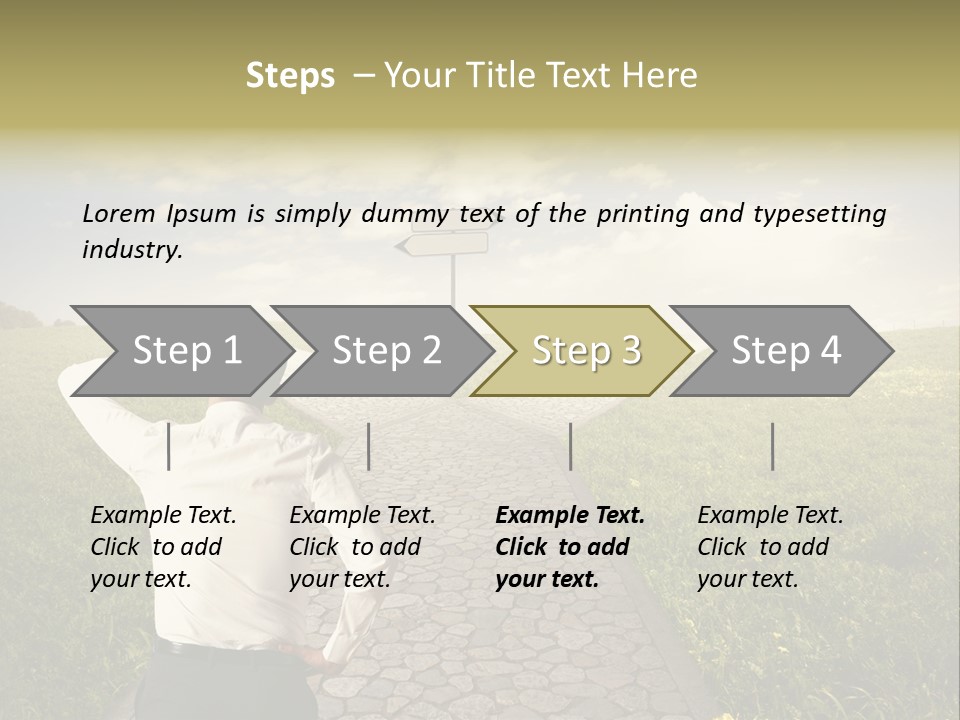 Strategy Decision Problem PowerPoint Template
