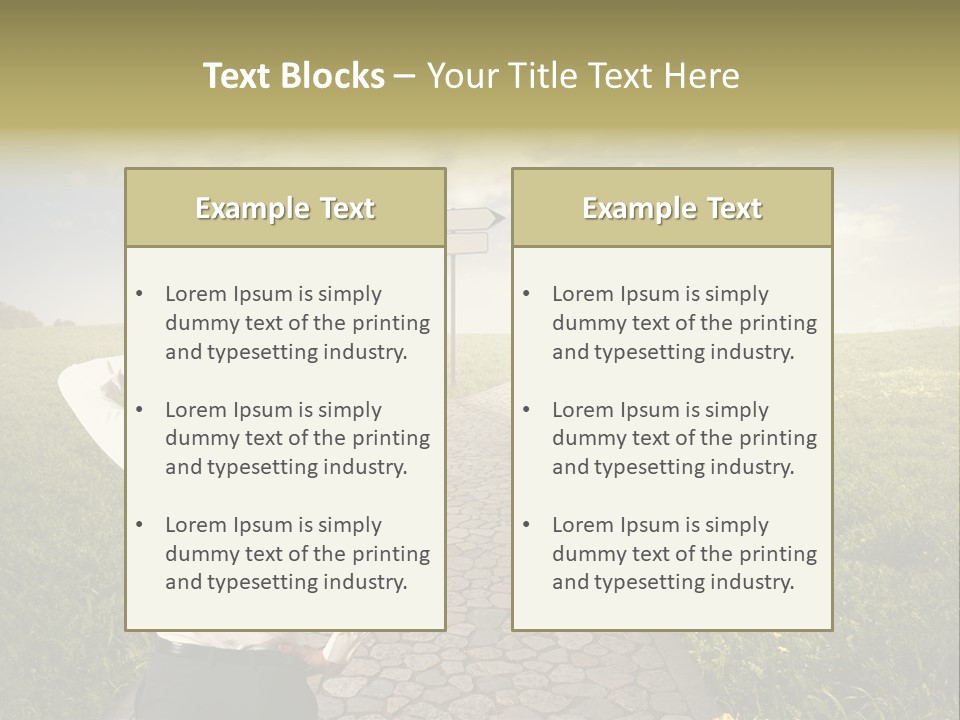 Strategy Decision Problem PowerPoint Template