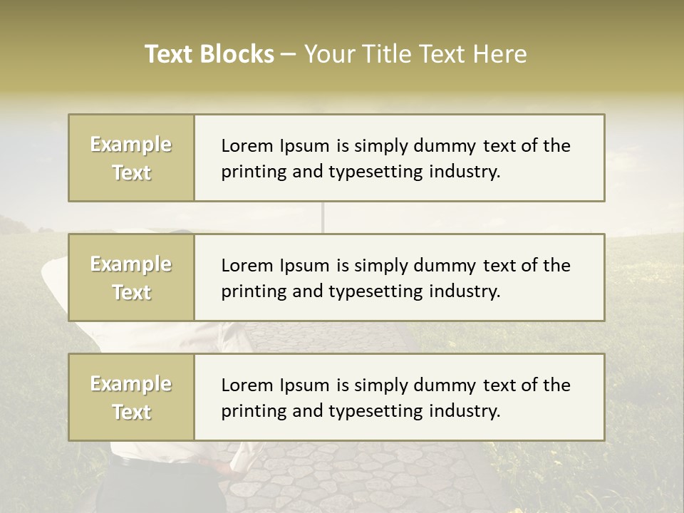 Strategy Decision Problem PowerPoint Template