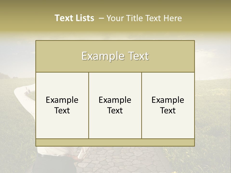 Strategy Decision Problem PowerPoint Template