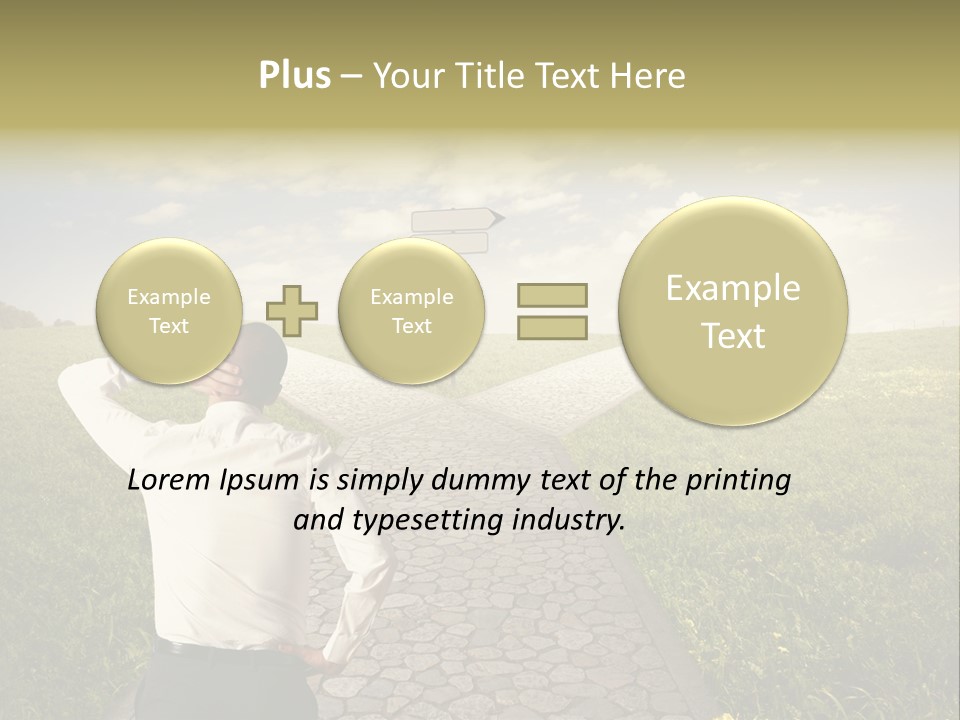 Strategy Decision Problem PowerPoint Template