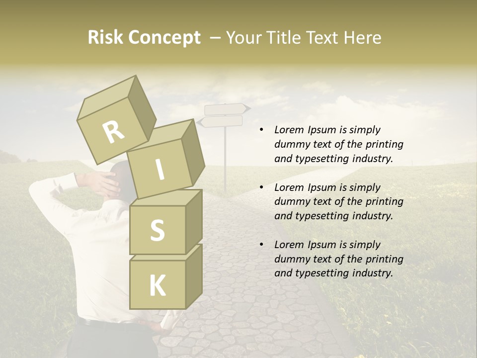Strategy Decision Problem PowerPoint Template