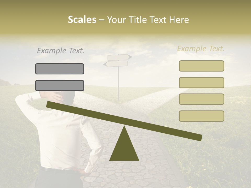 Strategy Decision Problem PowerPoint Template