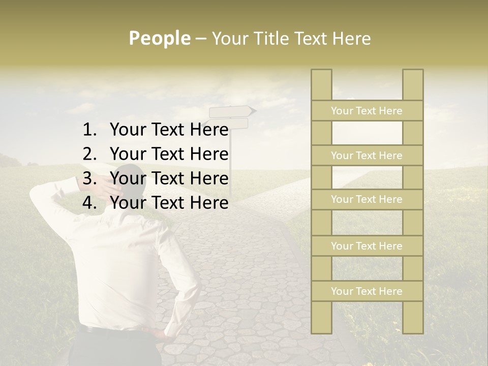 Strategy Decision Problem PowerPoint Template