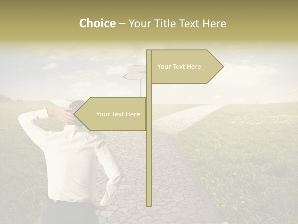 Strategy Decision Problem PowerPoint Template