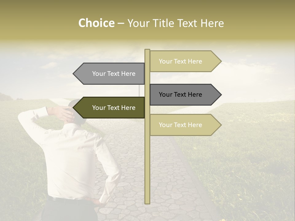 Strategy Decision Problem PowerPoint Template