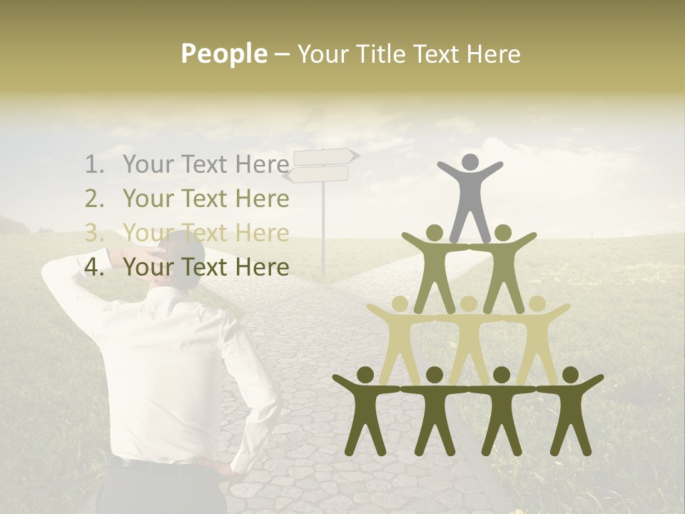 Strategy Decision Problem PowerPoint Template