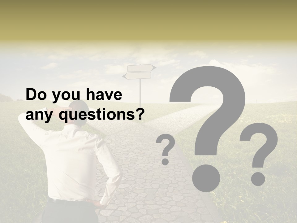 Strategy Decision Problem PowerPoint Template