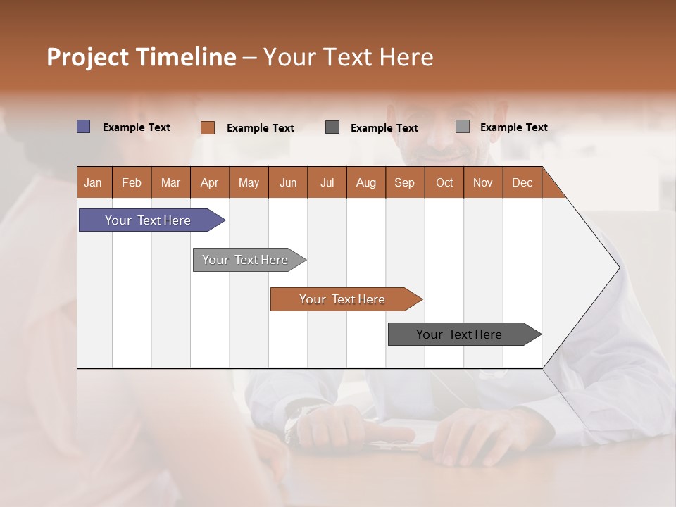 Examination Room Light Hair Pretty PowerPoint Template