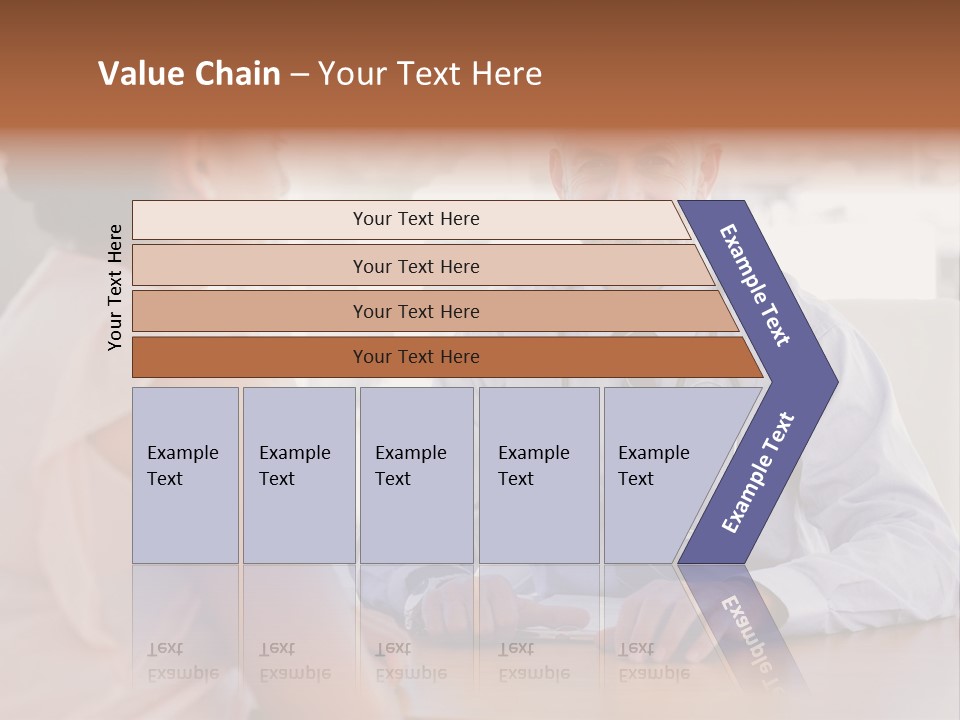 Examination Room Light Hair Pretty PowerPoint Template