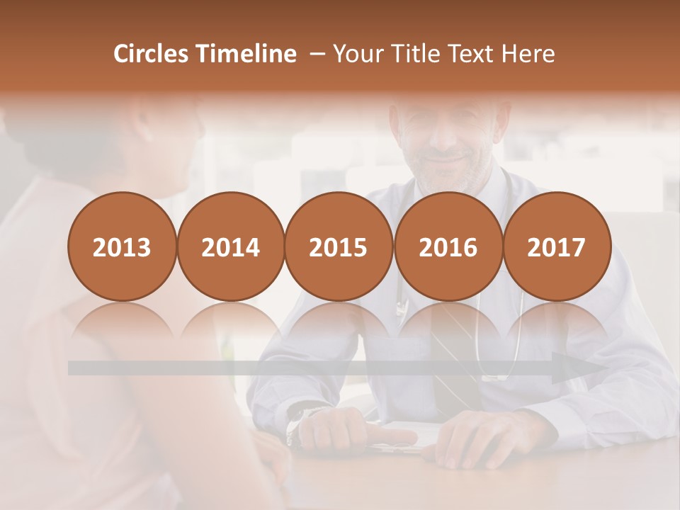 Examination Room Light Hair Pretty PowerPoint Template