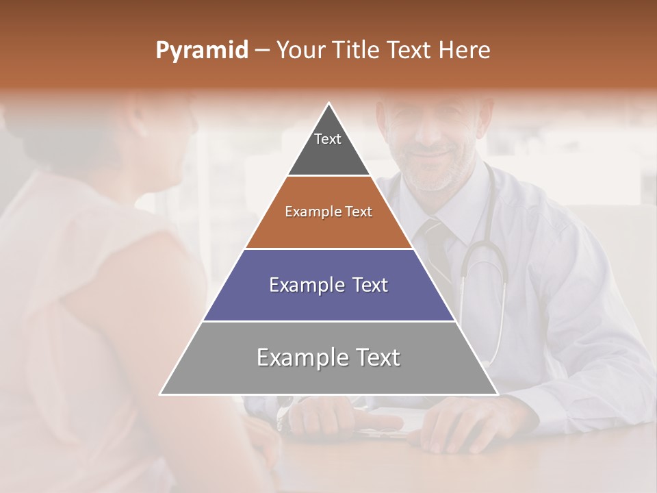 Examination Room Light Hair Pretty PowerPoint Template