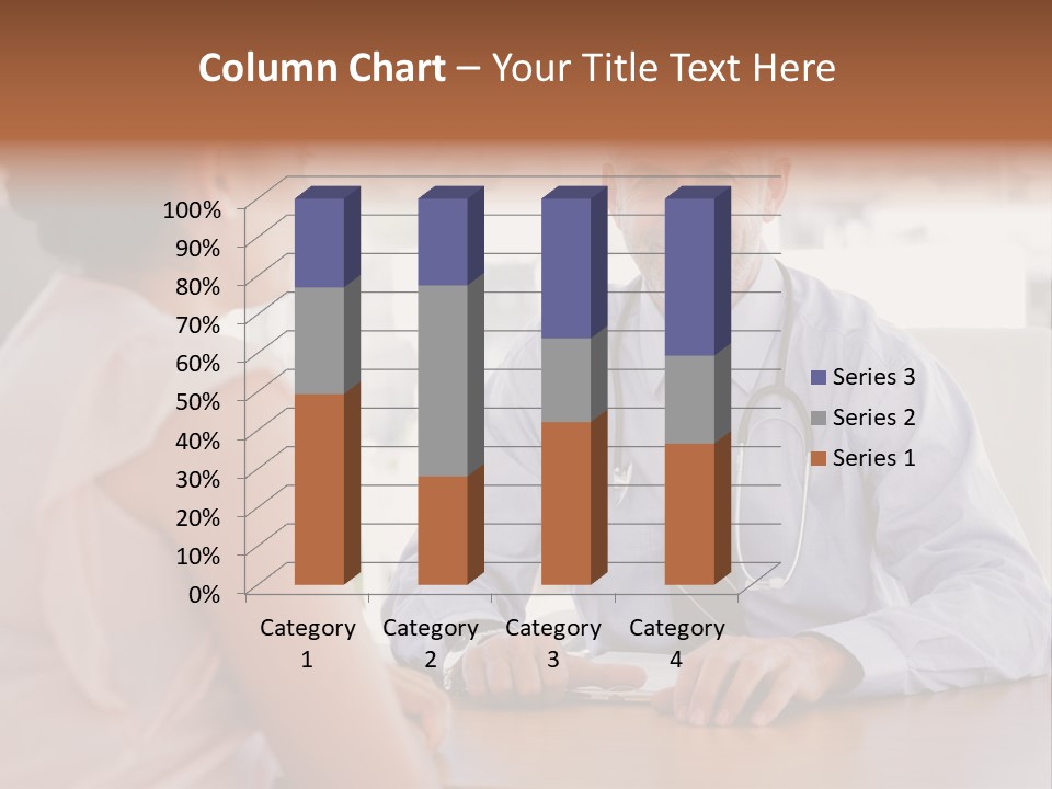 Examination Room Light Hair Pretty PowerPoint Template
