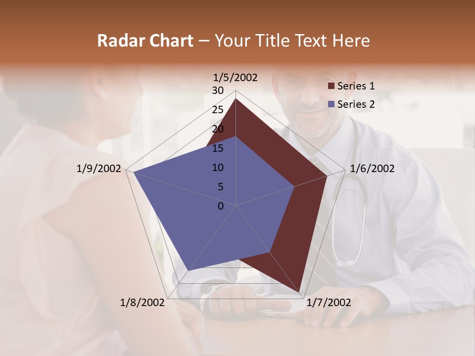 Examination Room Light Hair Pretty PowerPoint Template
