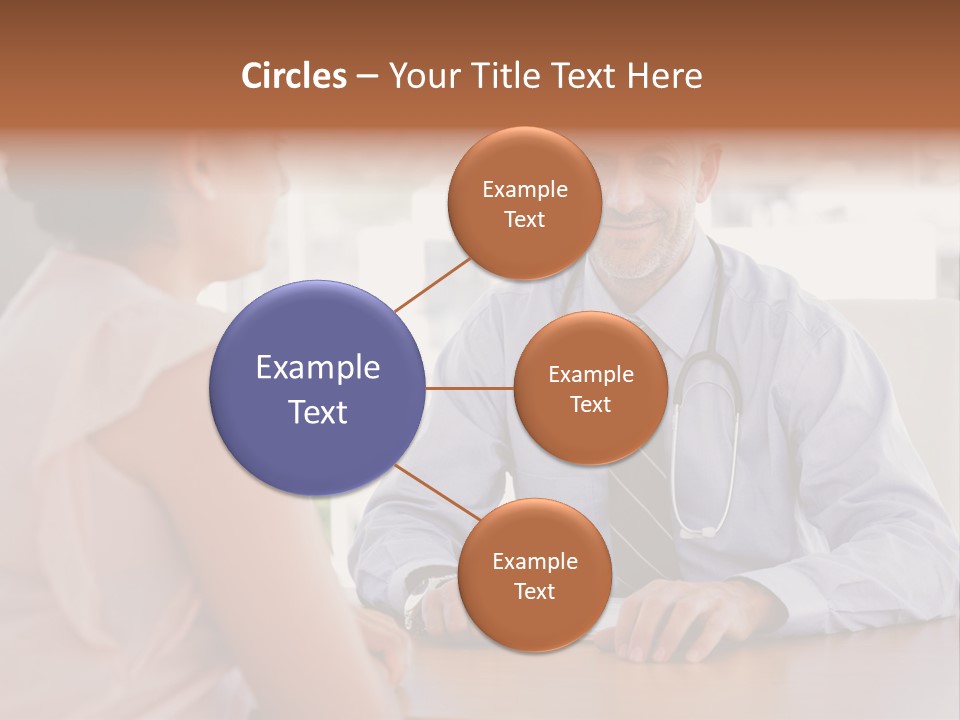 Examination Room Light Hair Pretty PowerPoint Template