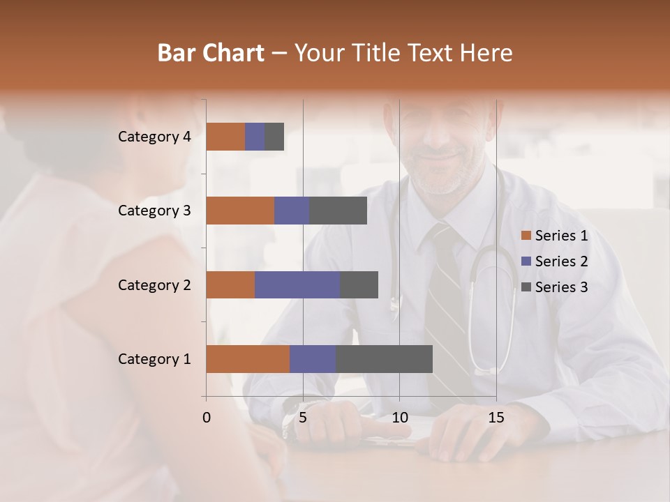 Examination Room Light Hair Pretty PowerPoint Template