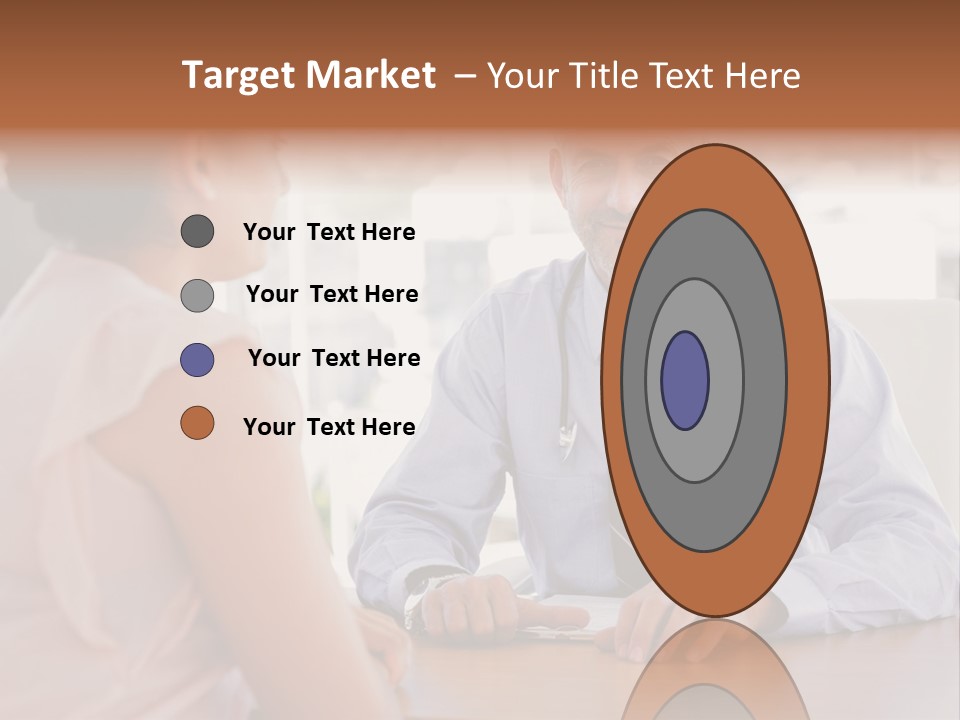 Examination Room Light Hair Pretty PowerPoint Template