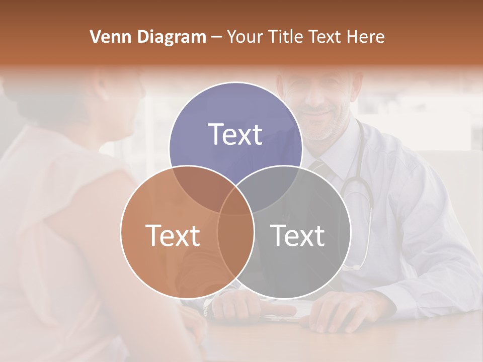 Examination Room Light Hair Pretty PowerPoint Template