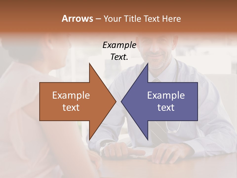 Examination Room Light Hair Pretty PowerPoint Template