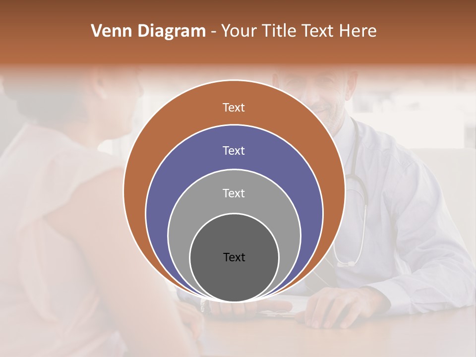 Examination Room Light Hair Pretty PowerPoint Template
