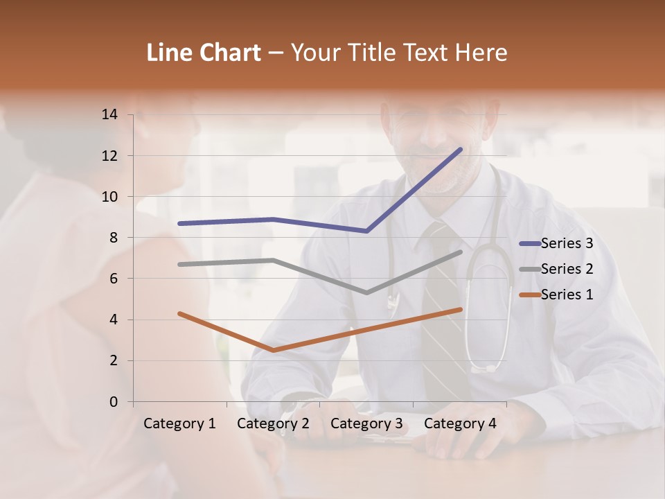 Examination Room Light Hair Pretty PowerPoint Template