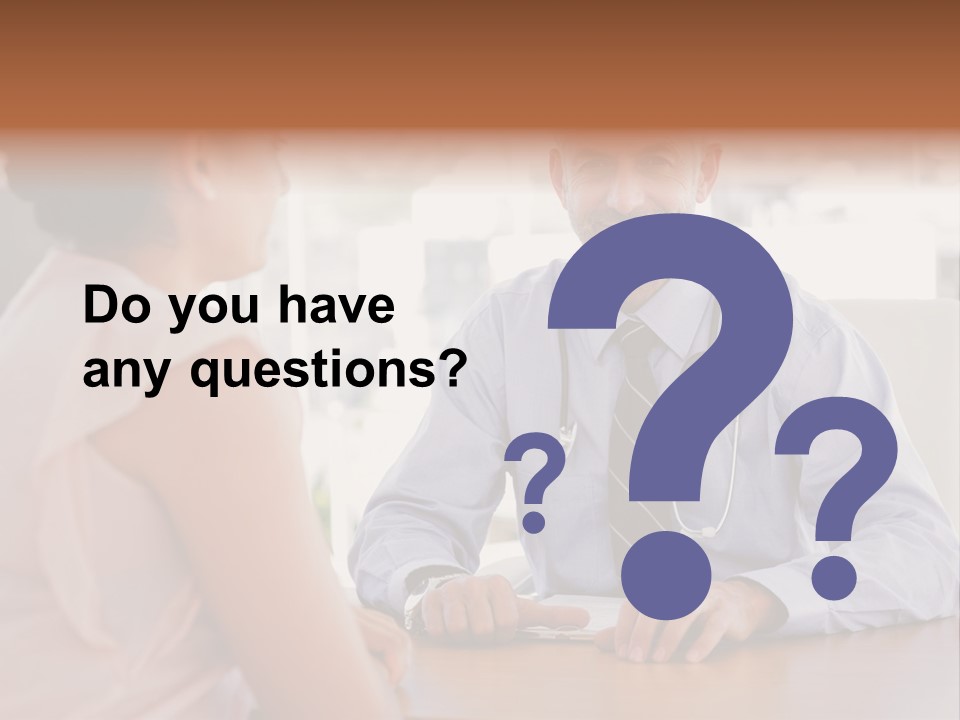 Examination Room Light Hair Pretty PowerPoint Template