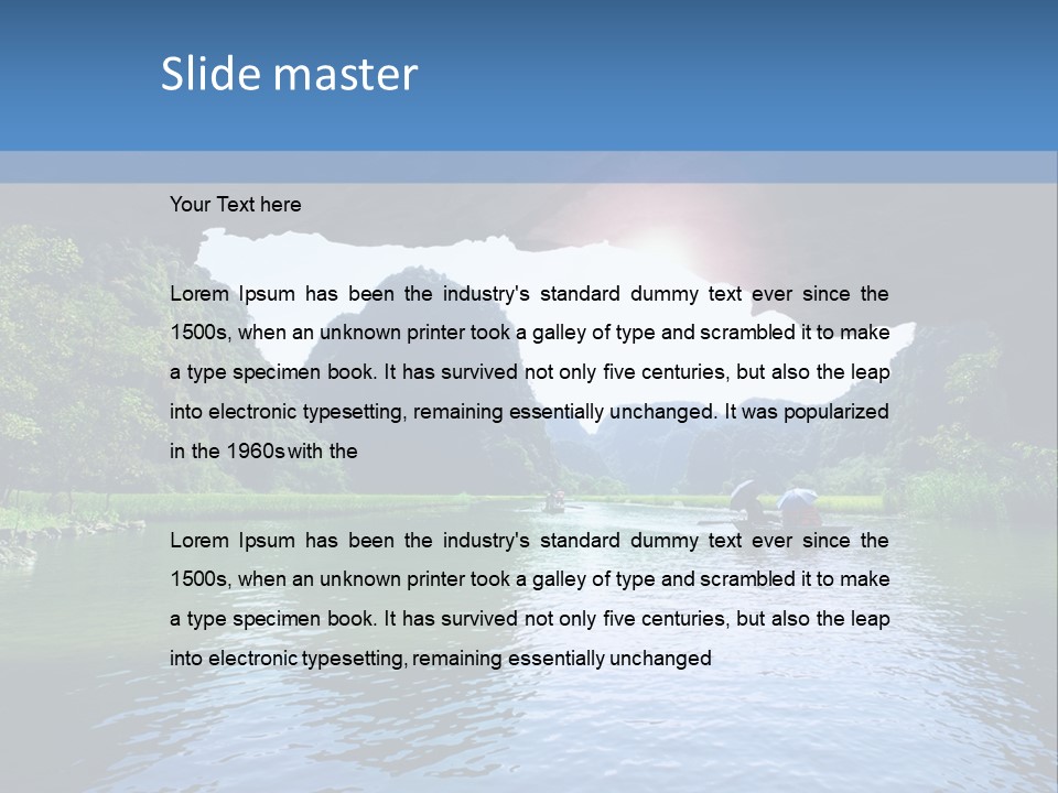 Tropical Coastal Beautifull PowerPoint Template