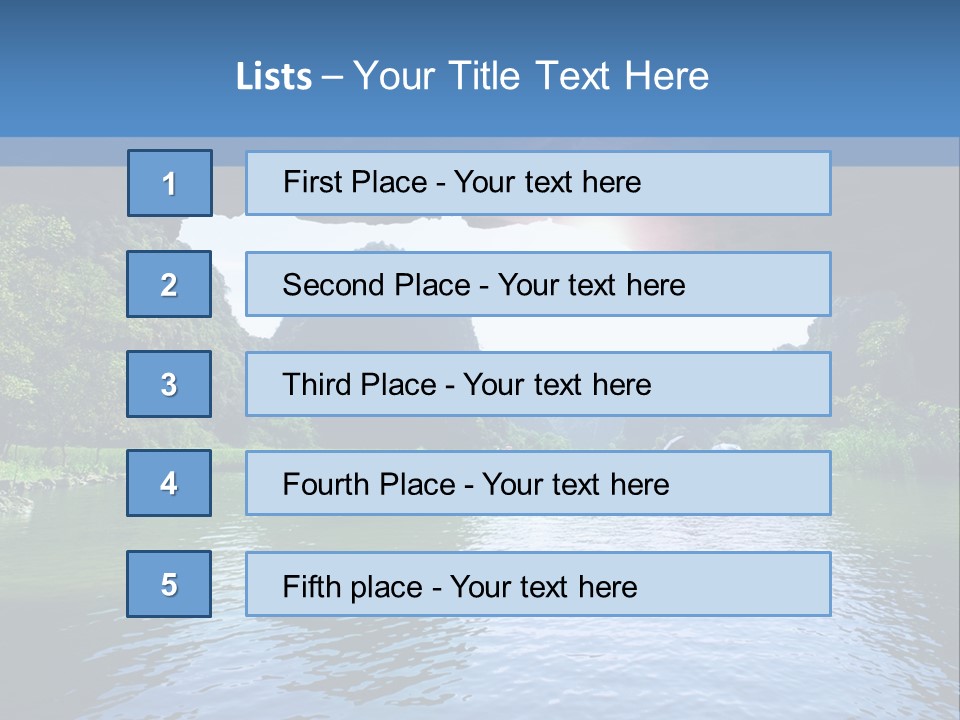 Tropical Coastal Beautifull PowerPoint Template