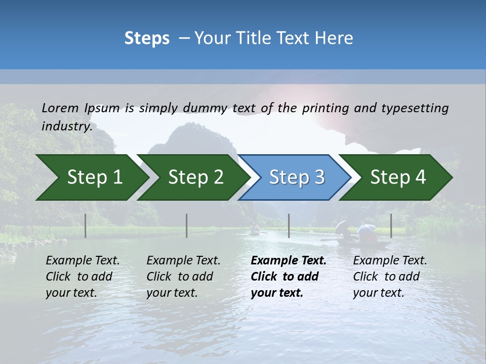 Tropical Coastal Beautifull PowerPoint Template
