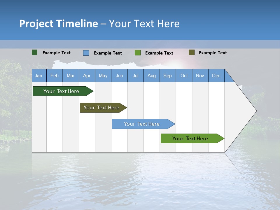 Tropical Coastal Beautifull PowerPoint Template