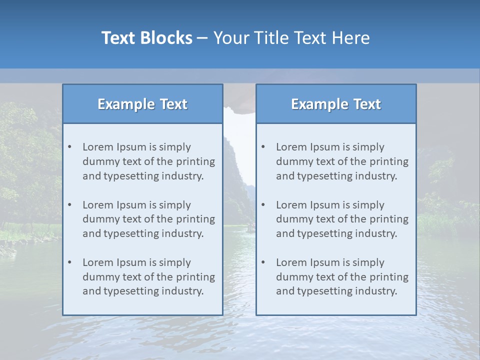 Tropical Coastal Beautifull PowerPoint Template