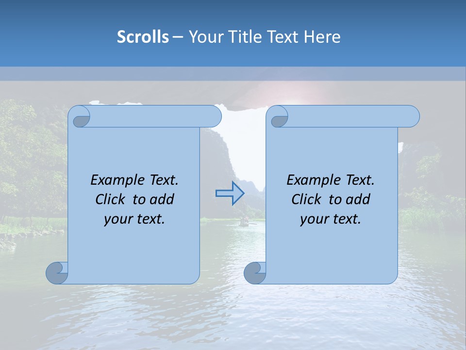 Tropical Coastal Beautifull PowerPoint Template