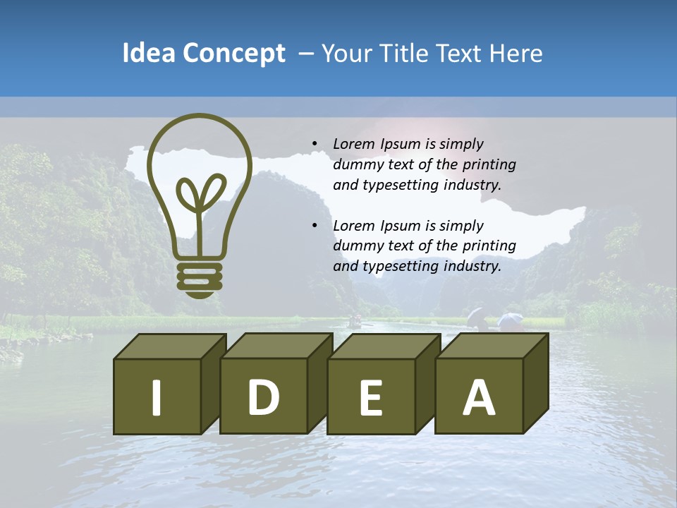 Tropical Coastal Beautifull PowerPoint Template