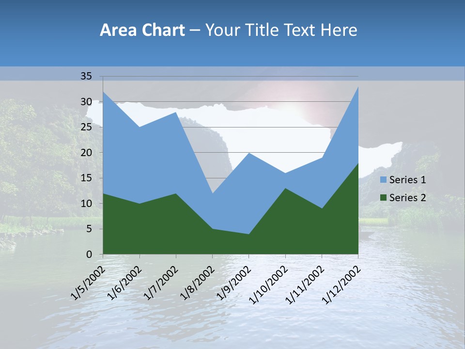 Tropical Coastal Beautifull PowerPoint Template