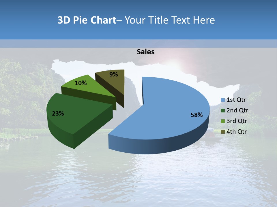 Tropical Coastal Beautifull PowerPoint Template