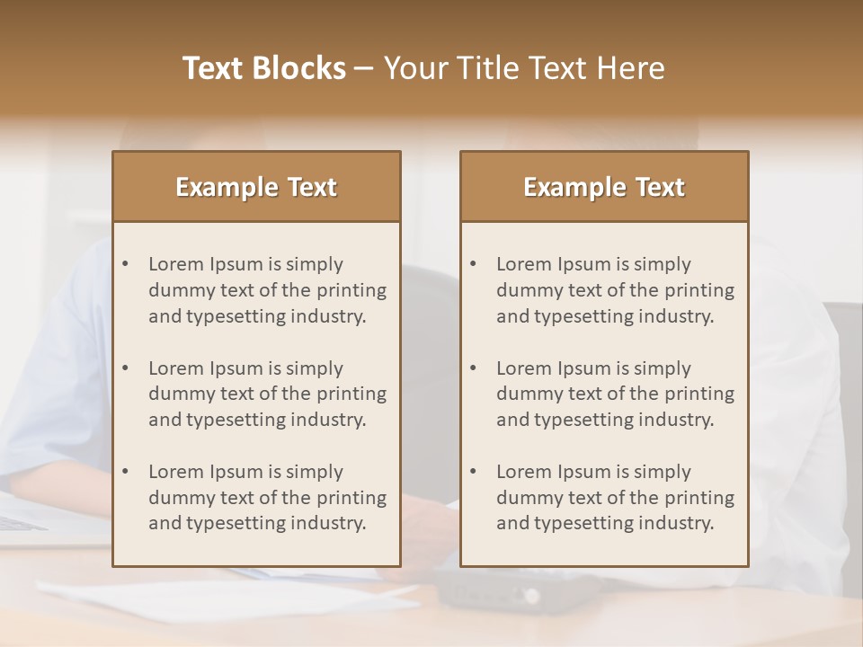 Nurse Pointing Desk PowerPoint Template