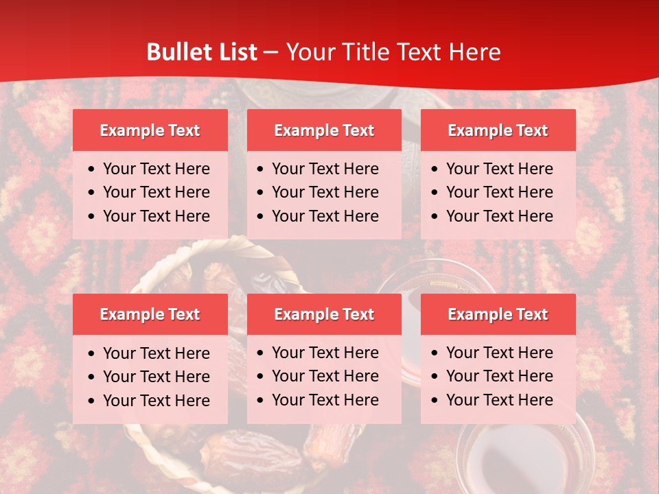 Tea Carpet Occasions PowerPoint Template