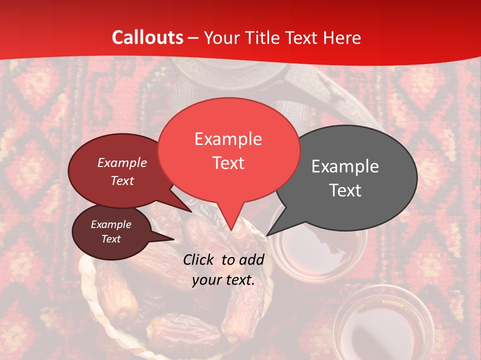 Tea Carpet Occasions PowerPoint Template