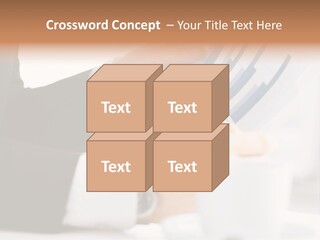 Calculating Discussing Hands PowerPoint Template