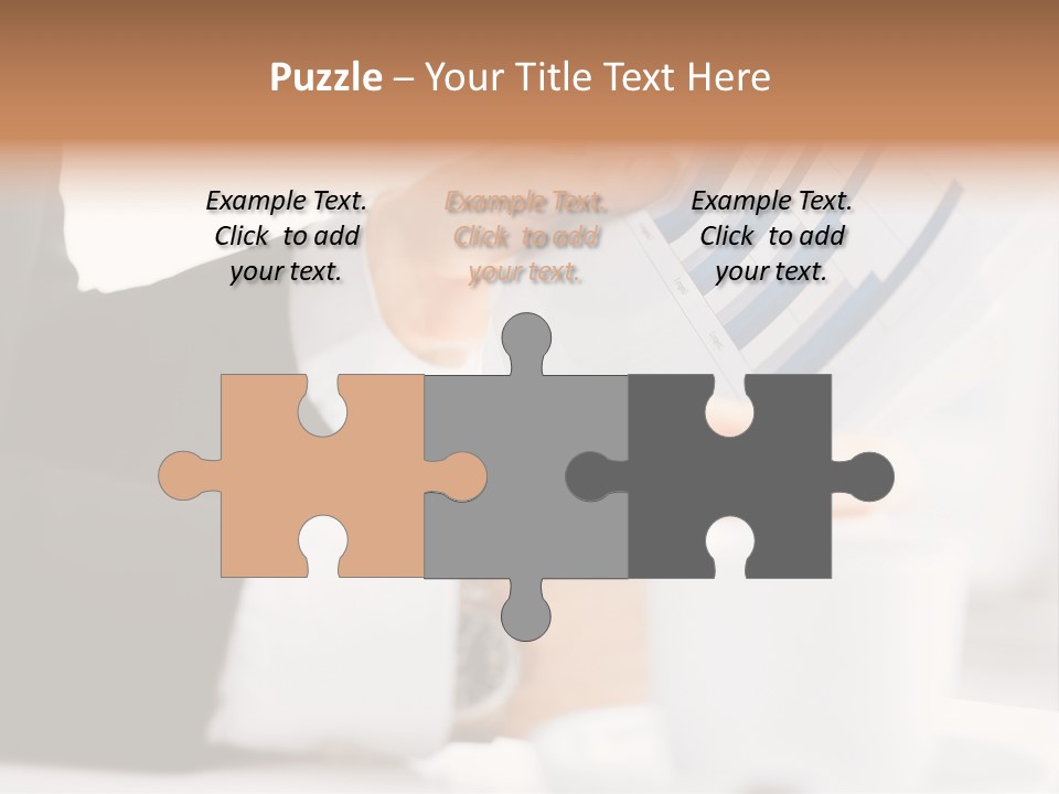 Calculating Discussing Hands PowerPoint Template