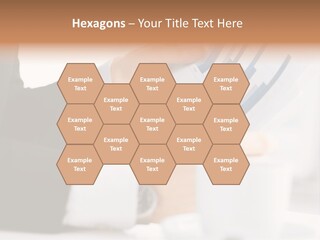 Calculating Discussing Hands PowerPoint Template