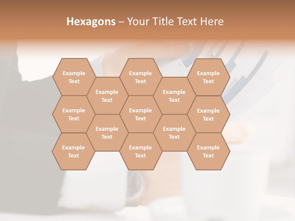 Calculating Discussing Hands PowerPoint Template