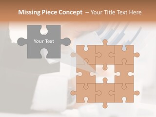 Calculating Discussing Hands PowerPoint Template