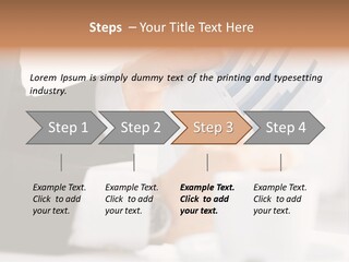 Calculating Discussing Hands PowerPoint Template