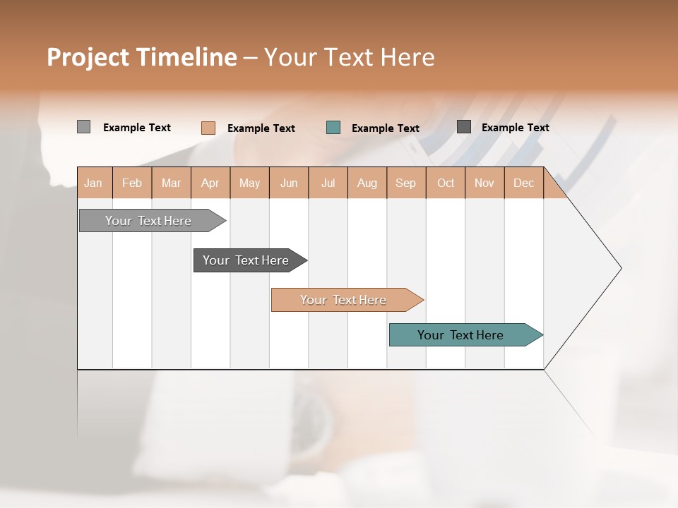Calculating Discussing Hands PowerPoint Template