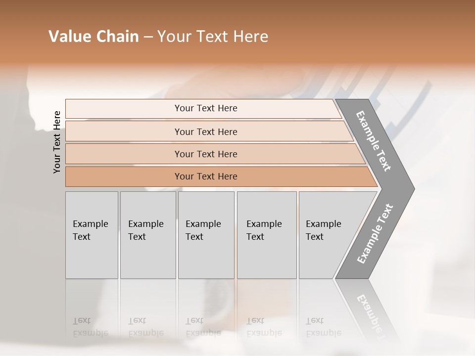 Calculating Discussing Hands PowerPoint Template