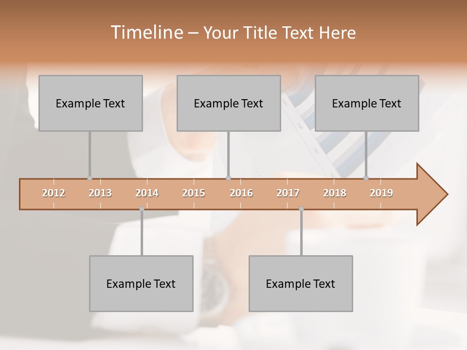 Calculating Discussing Hands PowerPoint Template