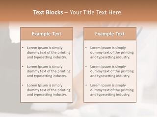 Calculating Discussing Hands PowerPoint Template