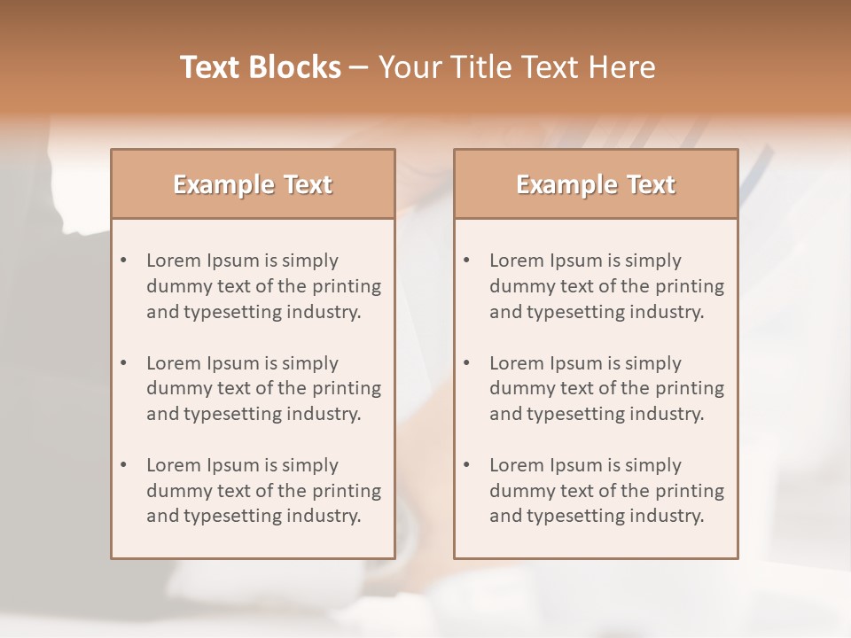 Calculating Discussing Hands PowerPoint Template