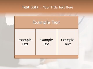 Calculating Discussing Hands PowerPoint Template